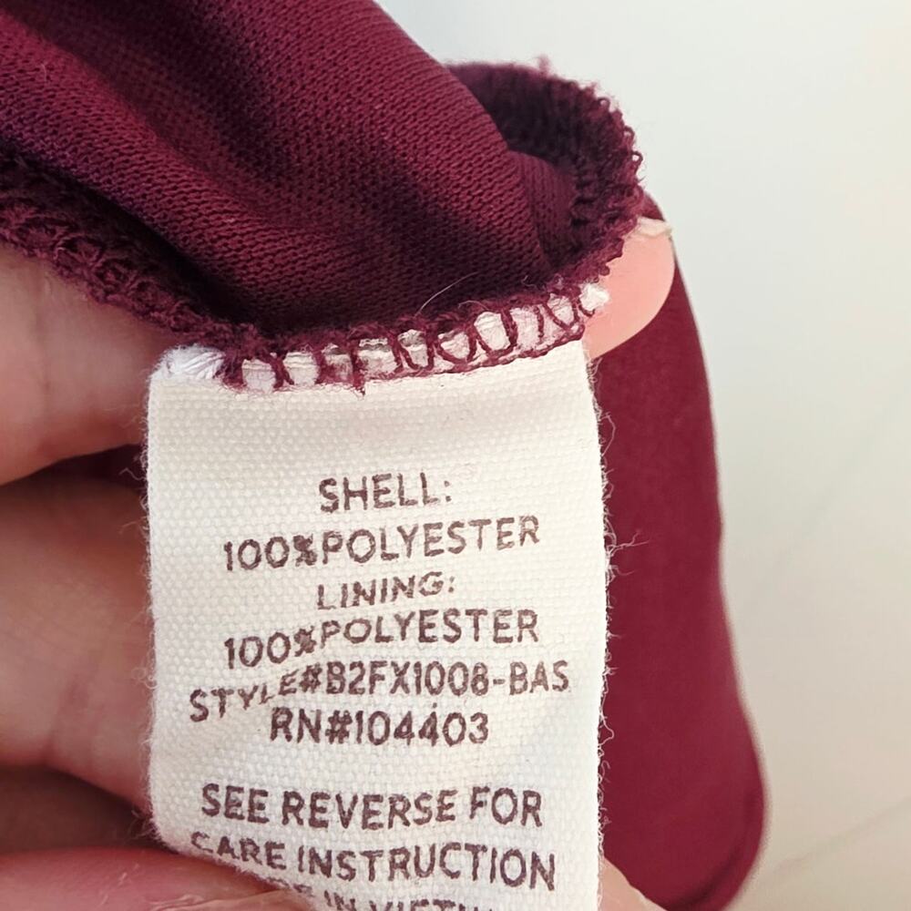 Altar'd State Maxi Skirt XS Burgundy Tiered Boho Cottagecore Westerm Cowgirl - Picture 8 of 11